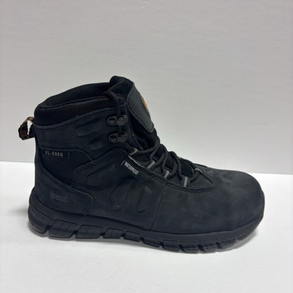 Hoss Men’s Tikaboo UL Waterproof Work Boots Black, Size 8.5 M